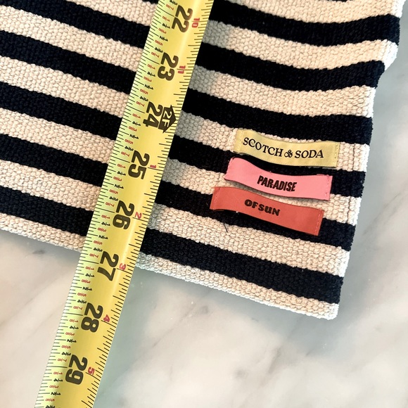 Scotch & Soda Striped Terry Crew Neck - Picture 8 of 9